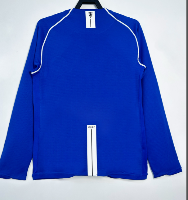 2007-08 Manchester United goalkeeper blue long-sleeved shirt