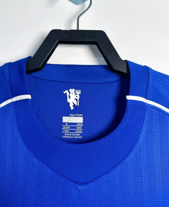 2007-08 Manchester United goalkeeper blue long-sleeved shirt