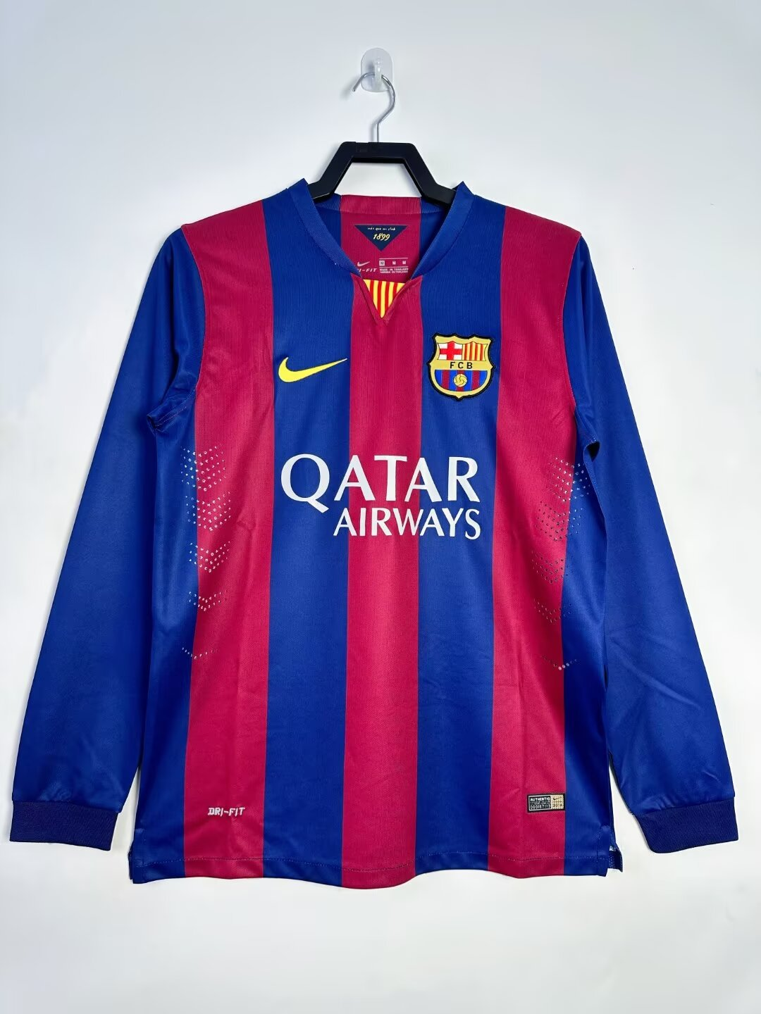 2014-15 Home Jersey for Barcelona (Long Sleeve)