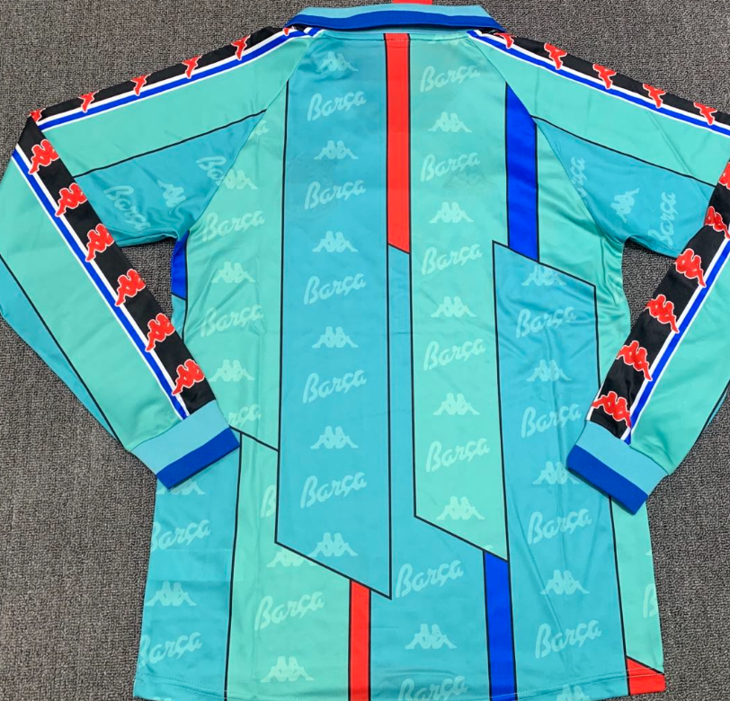 1996-97 Away Long Sleeve Shirt for Barcelona