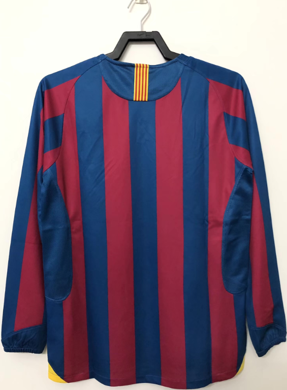 05/06 Barcelona home game long-sleeved S-XXL