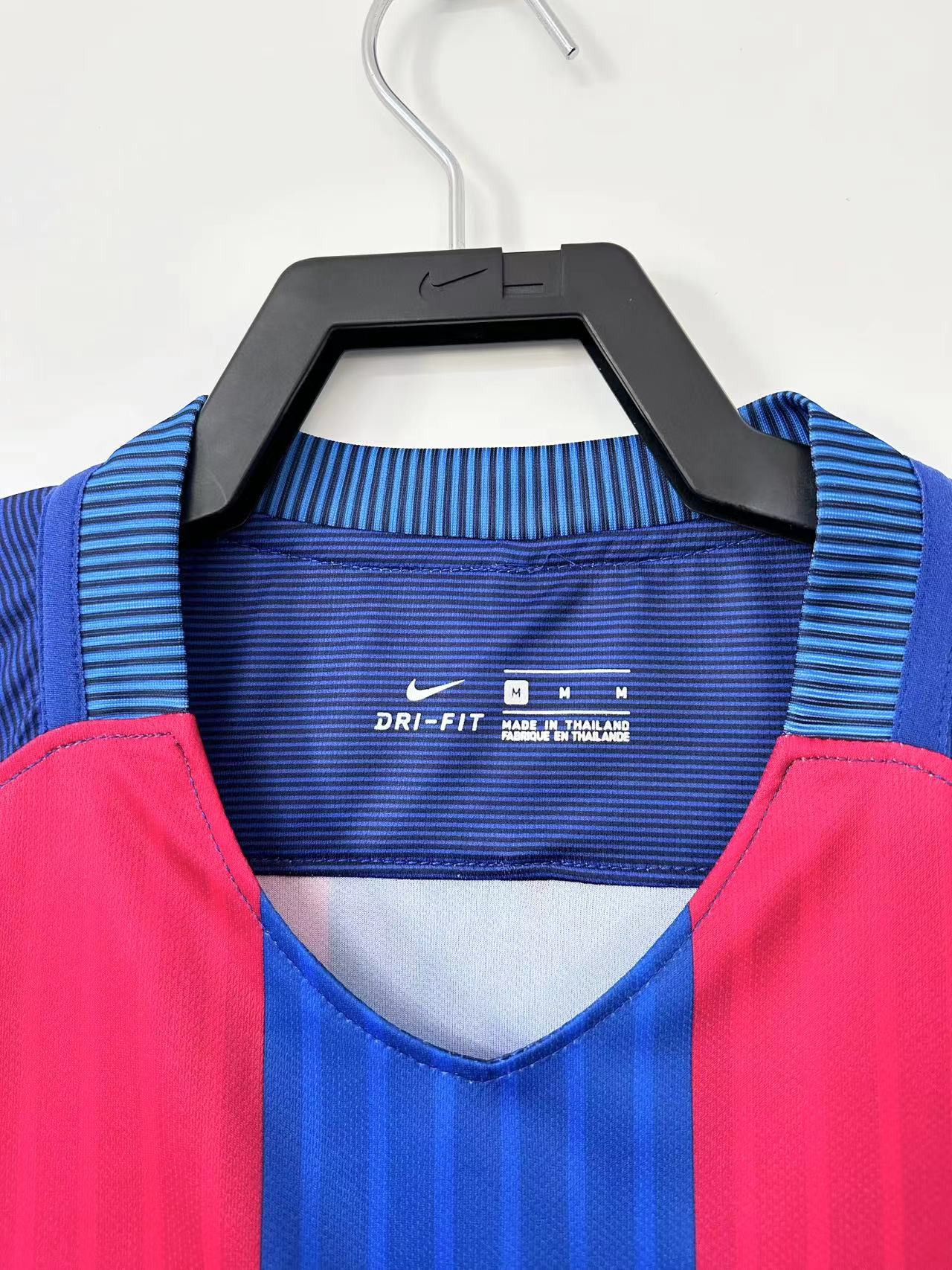 2016-17 Home Jersey for Barcelona (Long Sleeve)