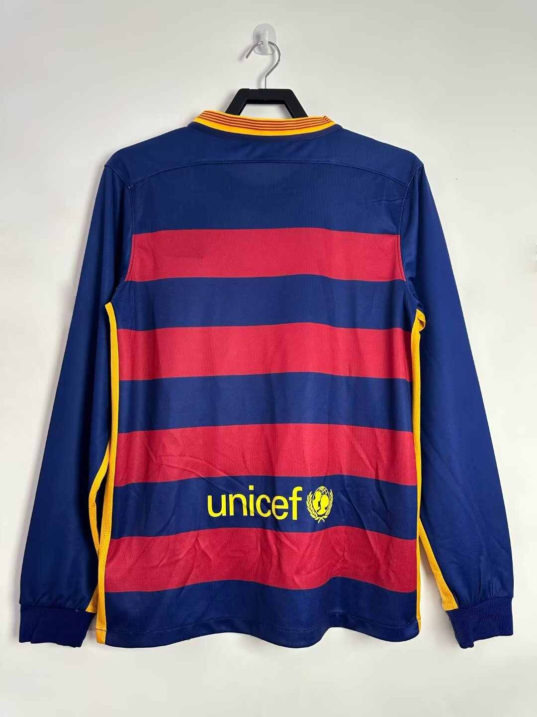2015-16 Home Jersey for Barcelona (Long Sleeve)