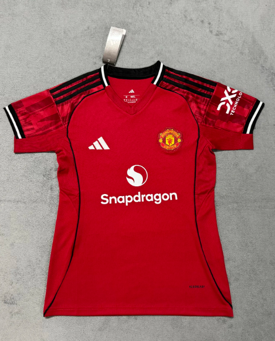 25-26 Manchester United Home Women's Clothing
