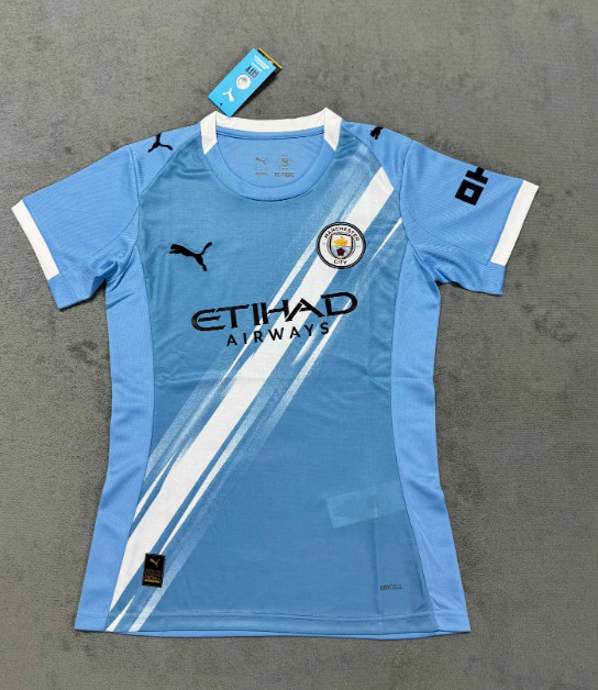 25-26 Manchester City Home Women's Clothing
