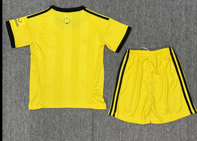 25-26 Newcaus Yellow Goalkeeper Children's Clothing