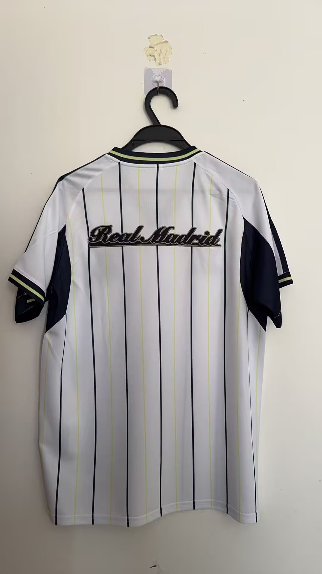 25-26 Real Madrid Baseball Uniform White