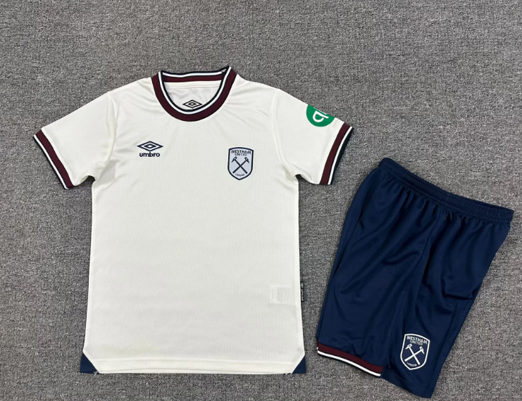 25-26 West Ham United Away Kids' Clothing