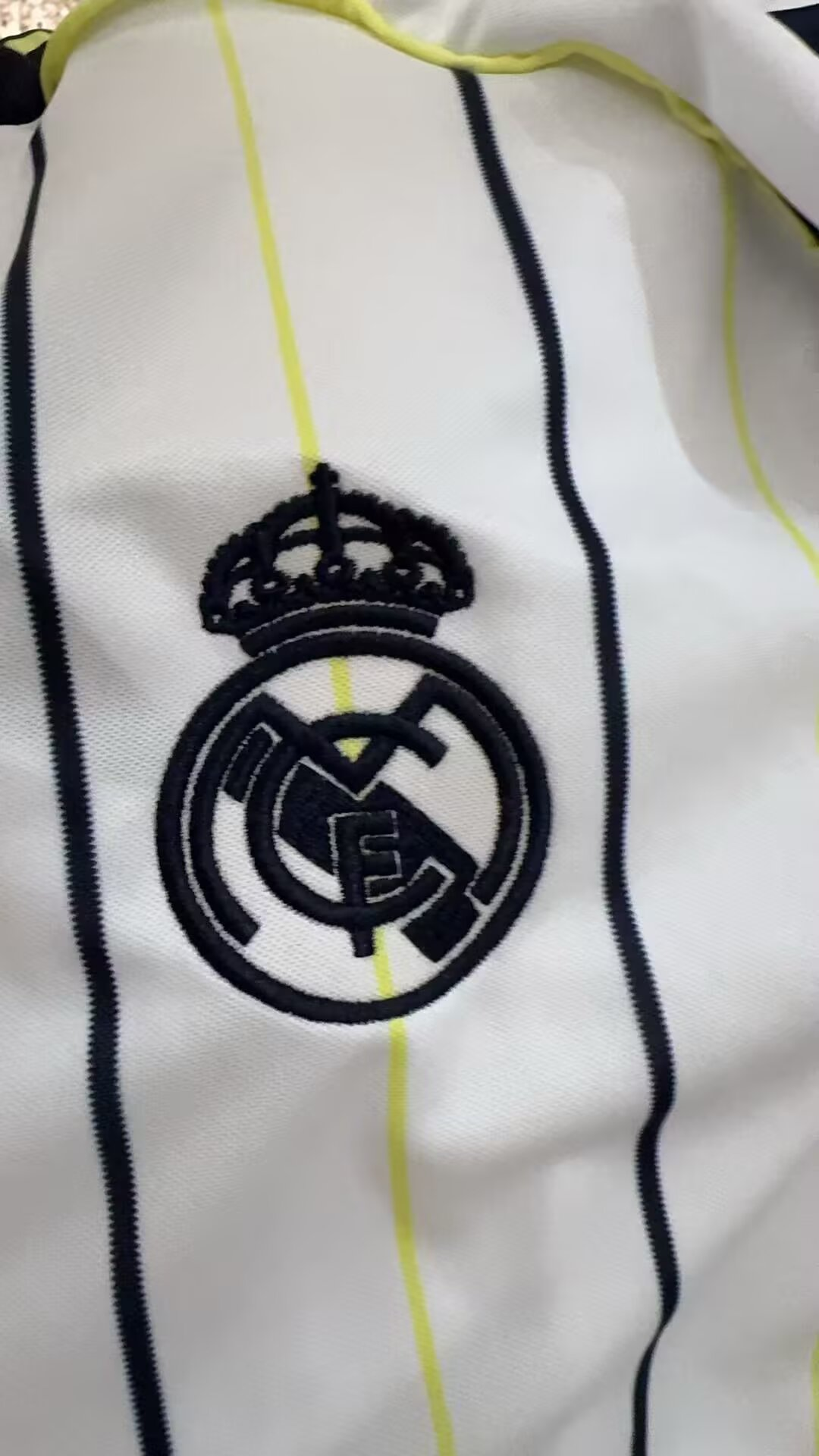25-26 Real Madrid Baseball Uniform White