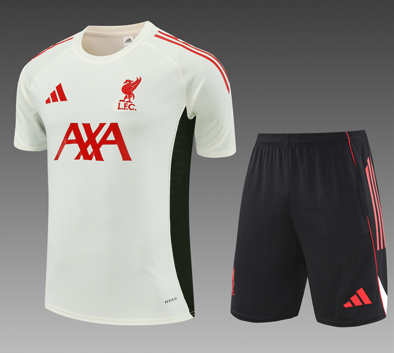 2526 short-sleeved shirt in Liverpool light white color