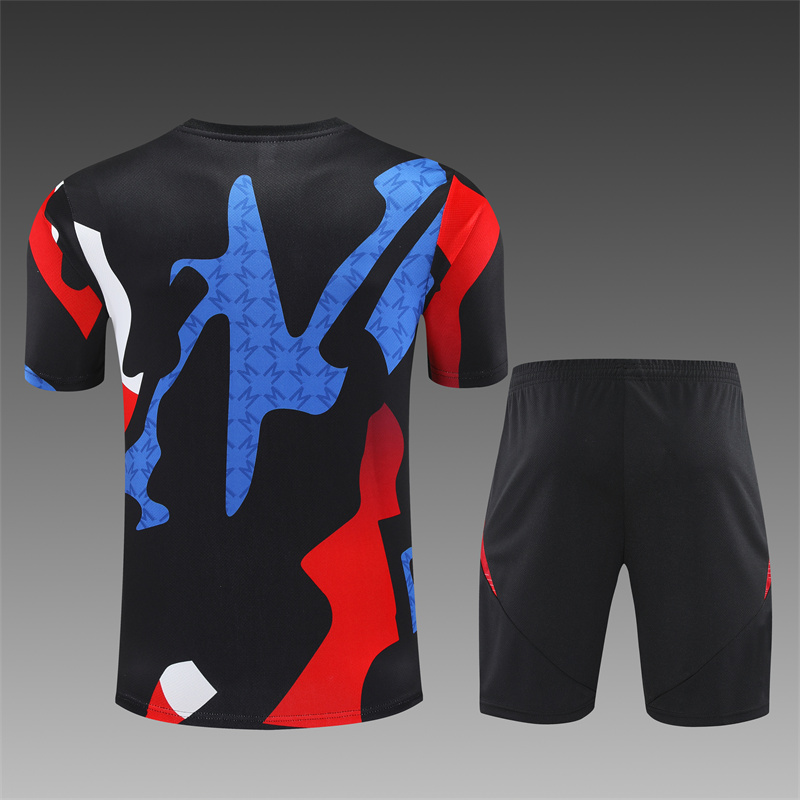 2425 Short-sleeved Manchester United black [Camouflage Pattern]