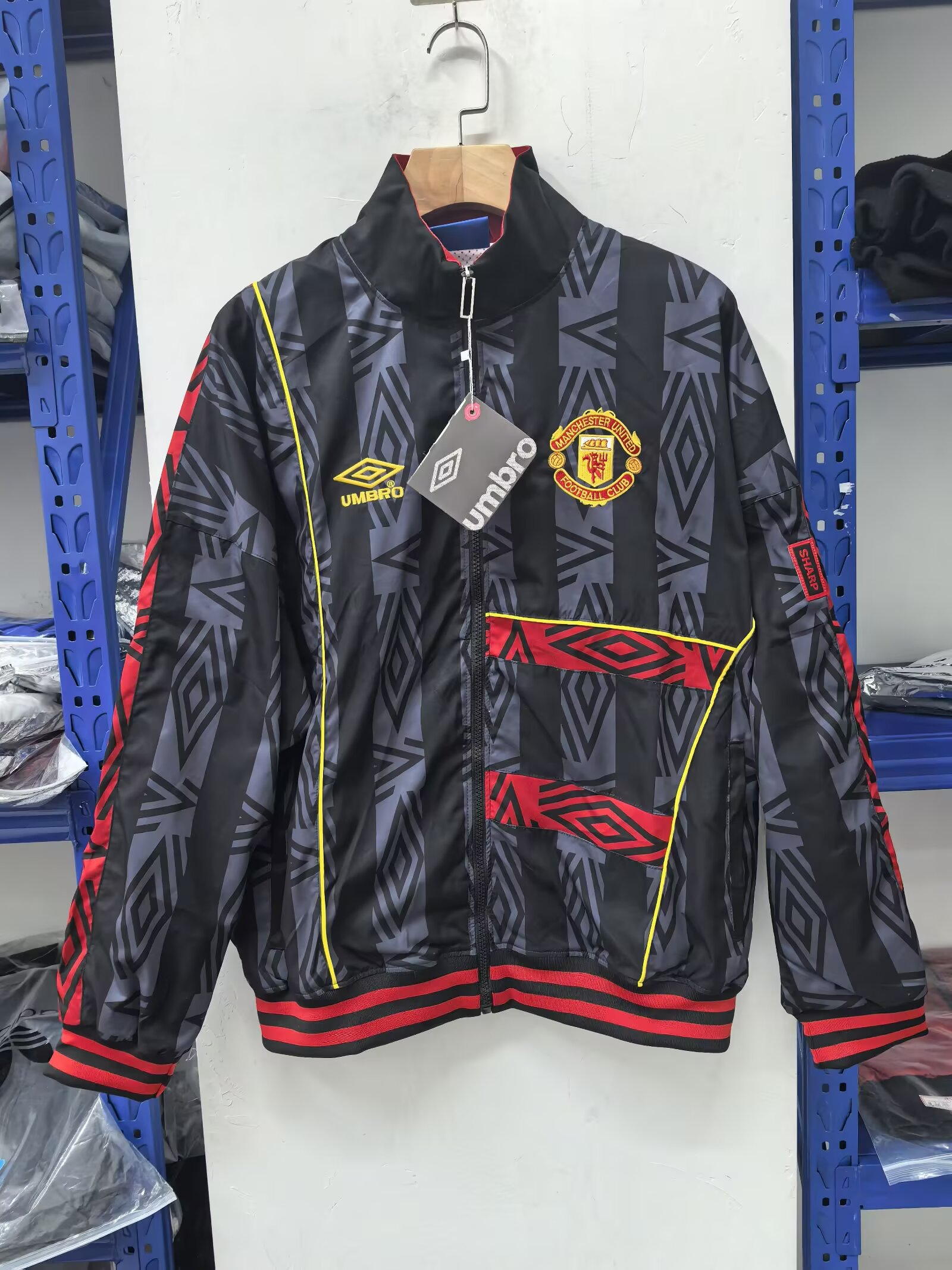 Manchester United vintage trench coat