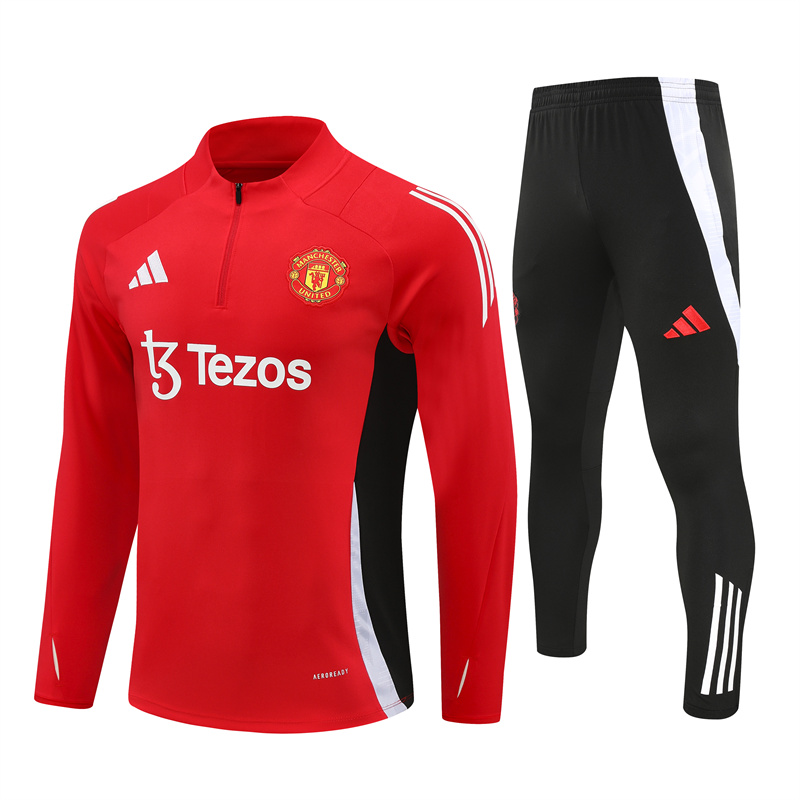 2425 Manchester United red half-length sleeve shirt