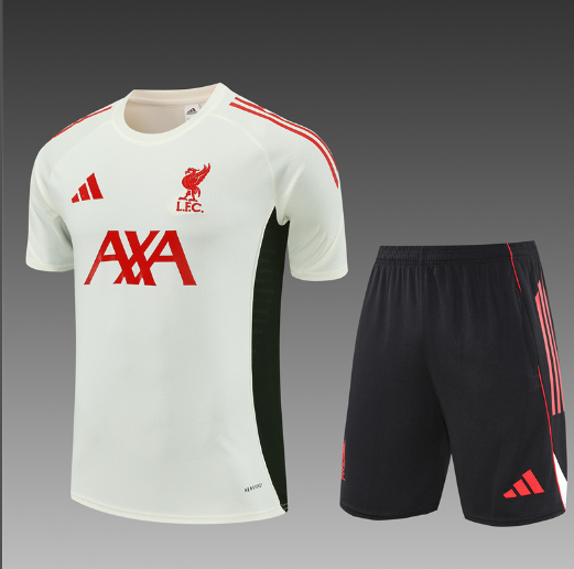 2526 short-sleeved shirt in Liverpool light white color