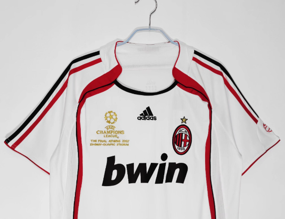 The 2006/07 season, when AC Milan played away from home