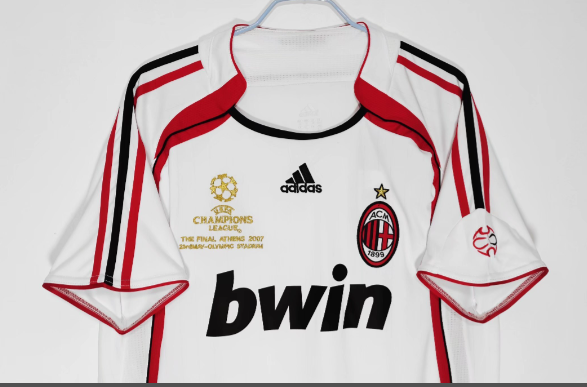 The 2006/07 season, when AC Milan played away from home