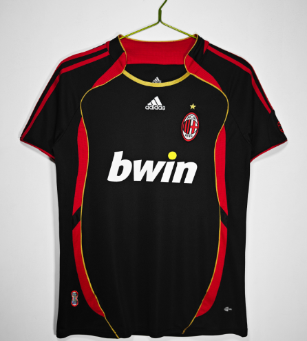 2006/07 season AC Milan - Second Team - Black Vintage Style