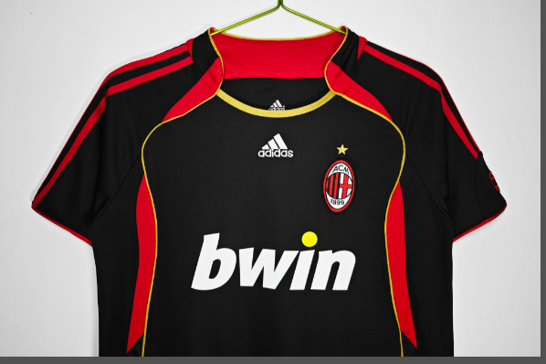 2006/07 season AC Milan - Second Team - Black Vintage Style