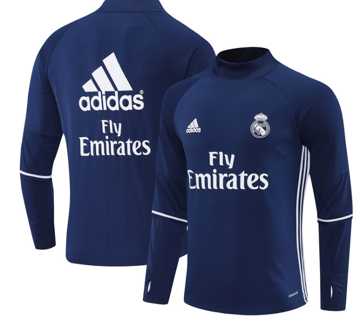 Retro 2016-17 Real Madrid Navy Blue