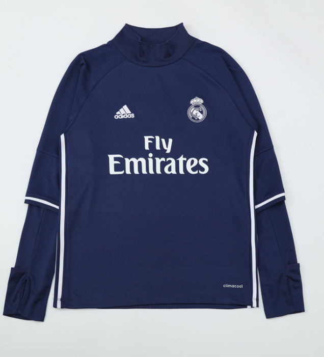 Retro 2016-17 Real Madrid Navy Blue