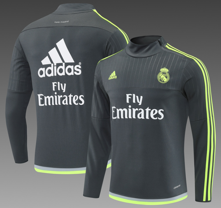 Retro 2015-16 Real Madrid Dark Gray