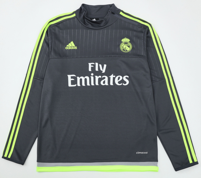 Retro 2015-16 Real Madrid Dark Gray