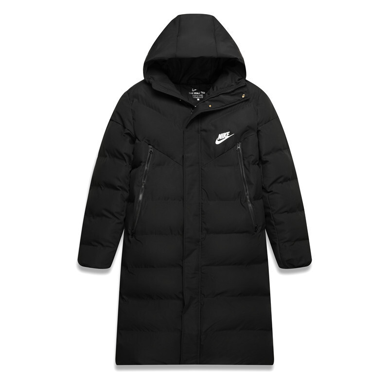 Nike black cotton coat