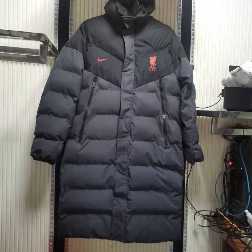 Liverpool grey-black cotton coat