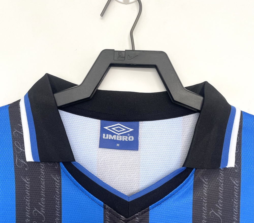 1997/1998 Inter Milan Home Football Jersey long sleeves