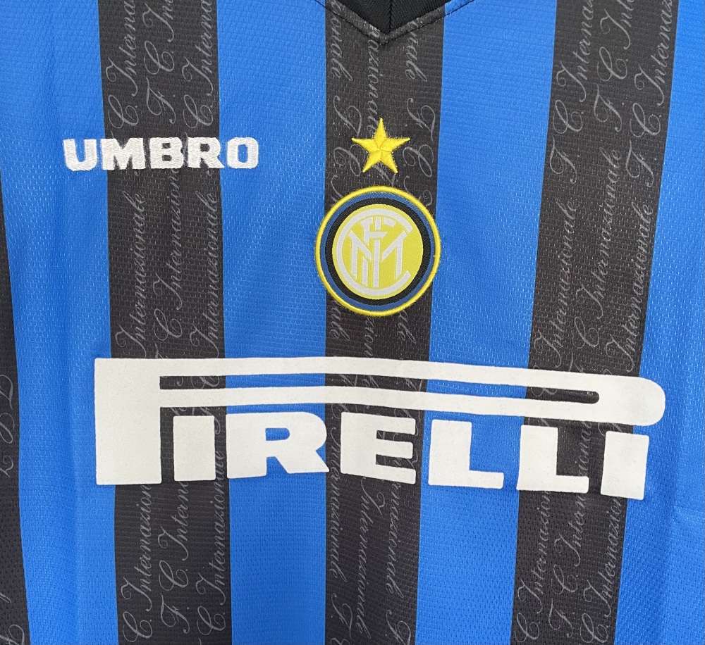 1997/1998 Inter Milan Home Football Jersey long sleeves