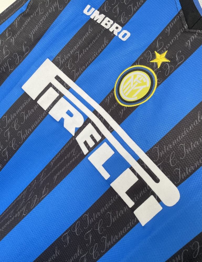1997/1998 Inter Milan Home Football Jersey long sleeves