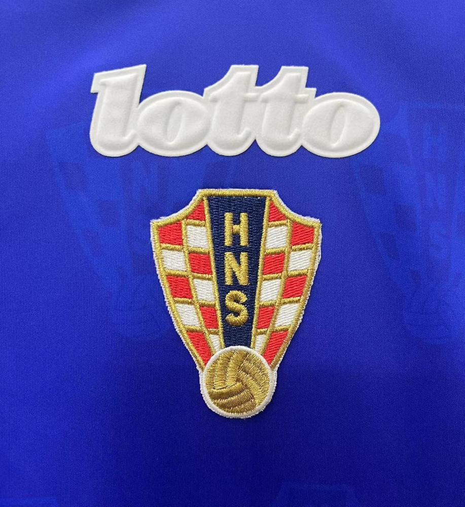 1998 Croatia away Football Jersey