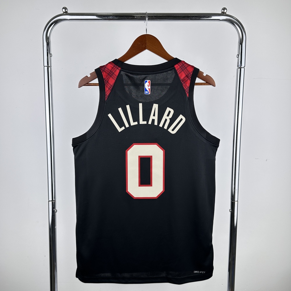 2023/2024 Portland Trail Blazers City Edition Damian Lillard No.0