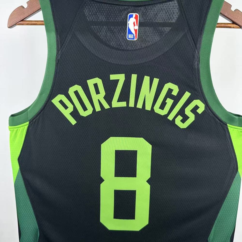 2024/2025 Boston Celtics City Edition Kristaps Porzingis No.8