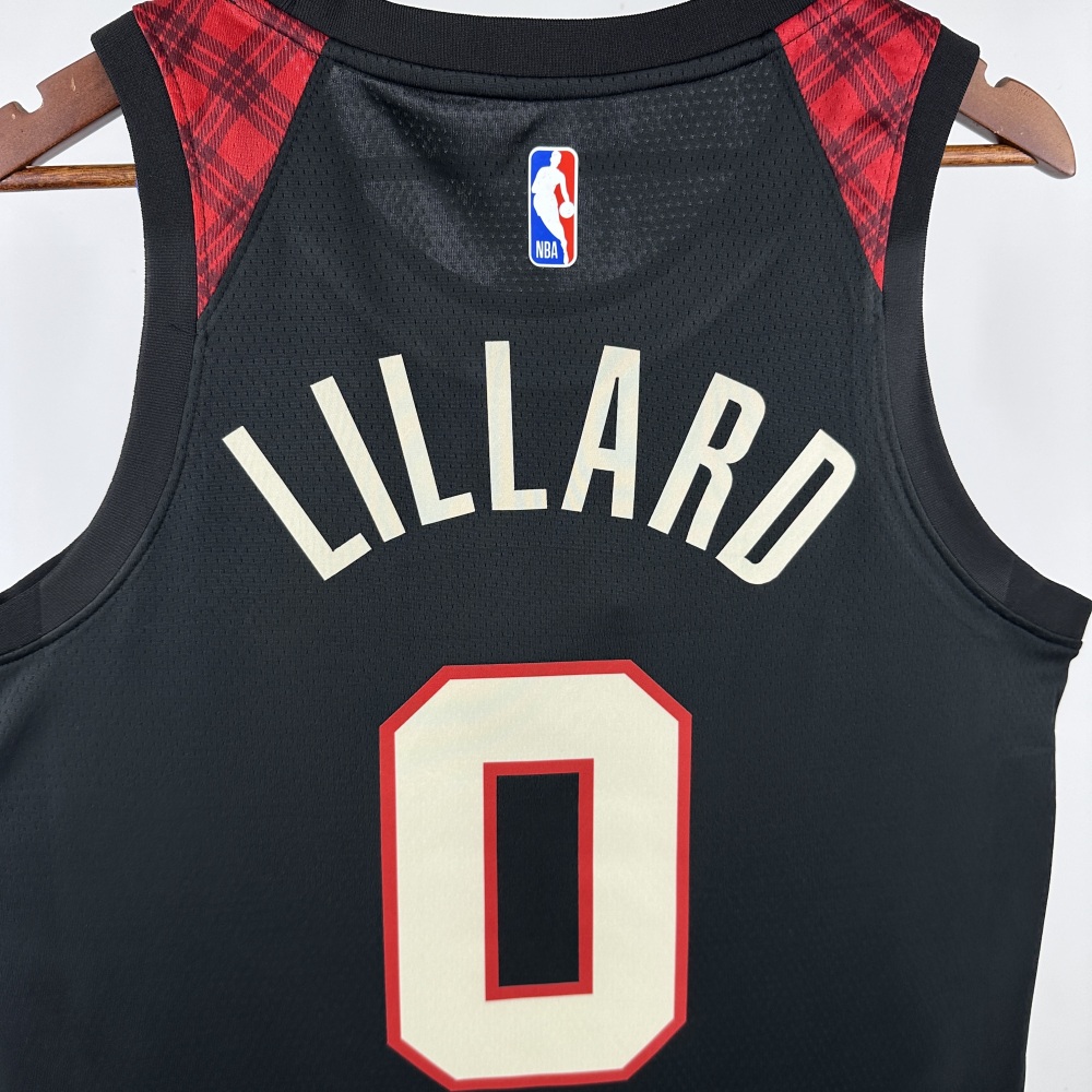 2023/2024 Portland Trail Blazers City Edition Damian Lillard No.0