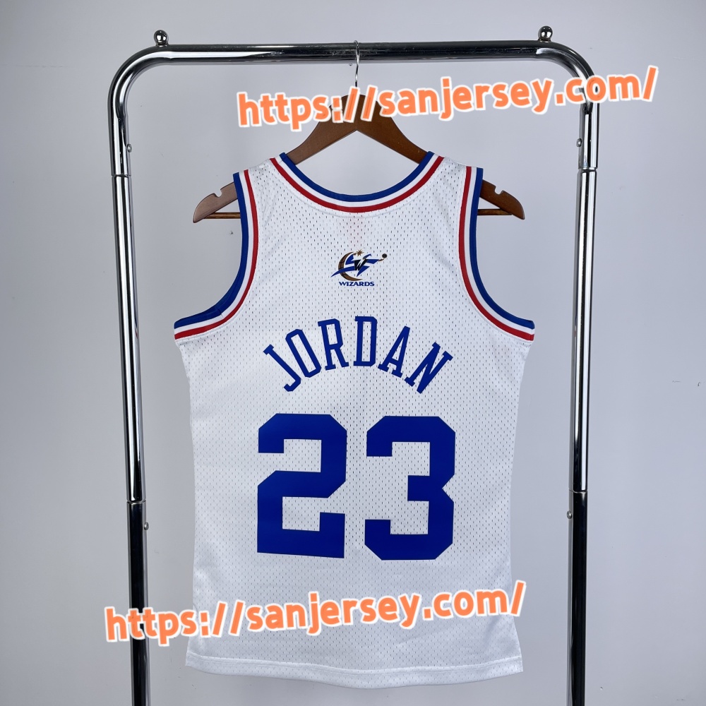 Retro jersey: 2003 season All Star White No. 23 Jordan