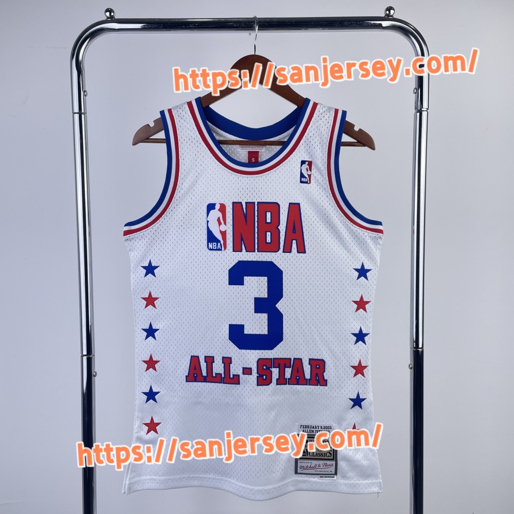 Retro jersey: 03 season All Star White No. 3 Iverson