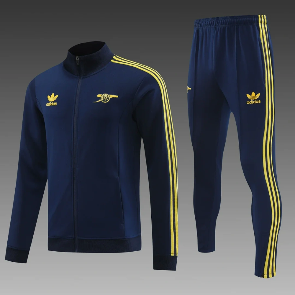 2024/2025 Arsenal Full-Zip Jacket Training Kit Royal Blue Football Shirt