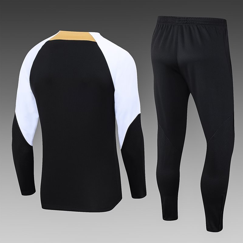 2023/2024 Chelsea Half-Pull Training Suit Black Football Shirt