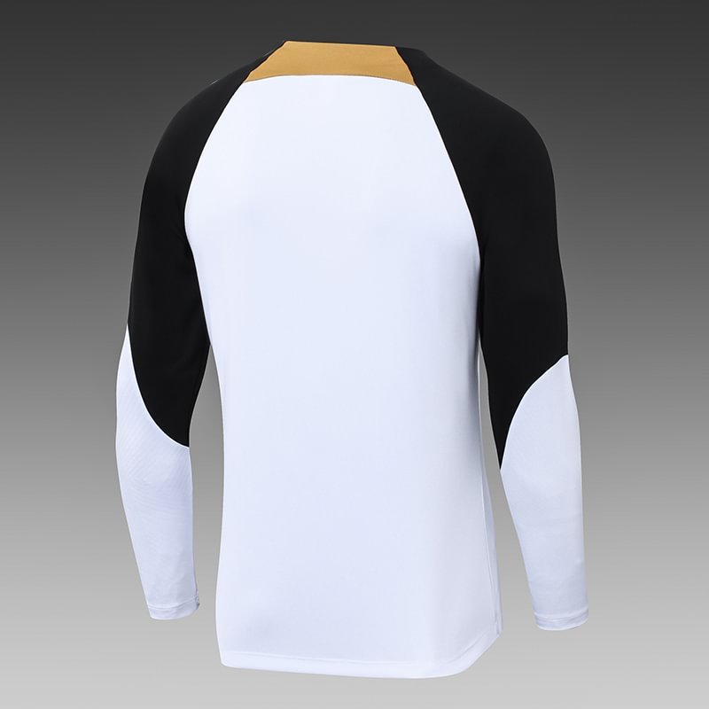 2023/2024 Chelsea Half-Pull Training Suit White Football Shirt