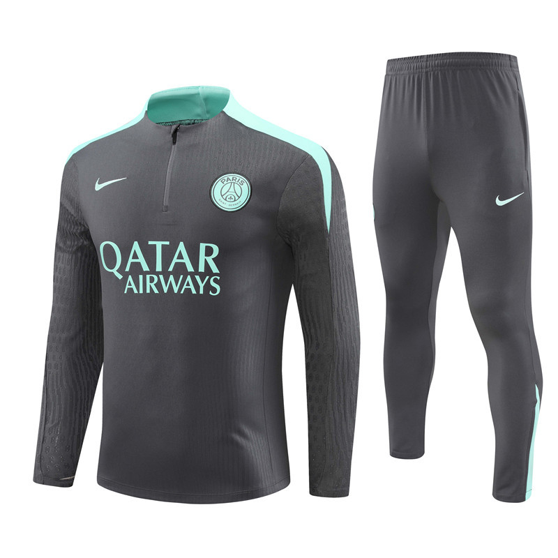 2024/2025 Paris Saint-Germain  Dark Grey with Light Blue Player Edition