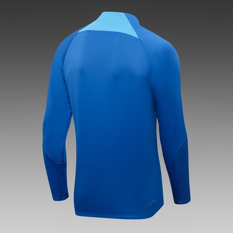 2023/2024 England Half-Pull Training Suit Blue Football Shirt