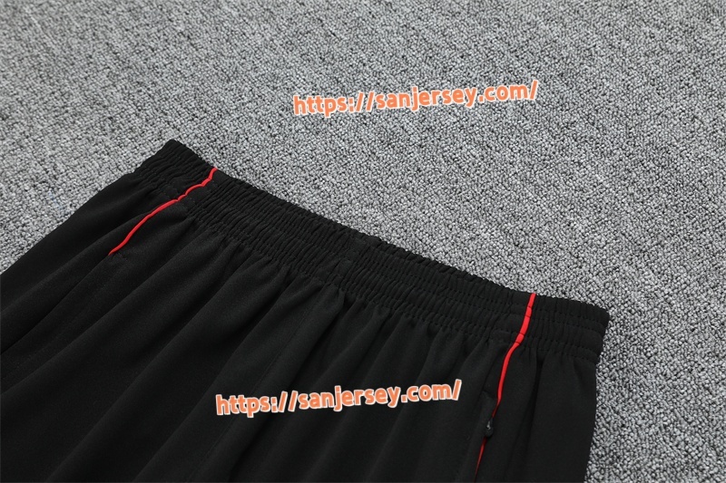 2025/2026 Manchester United Red Black [Camouflage] Training suit set long sleeves
