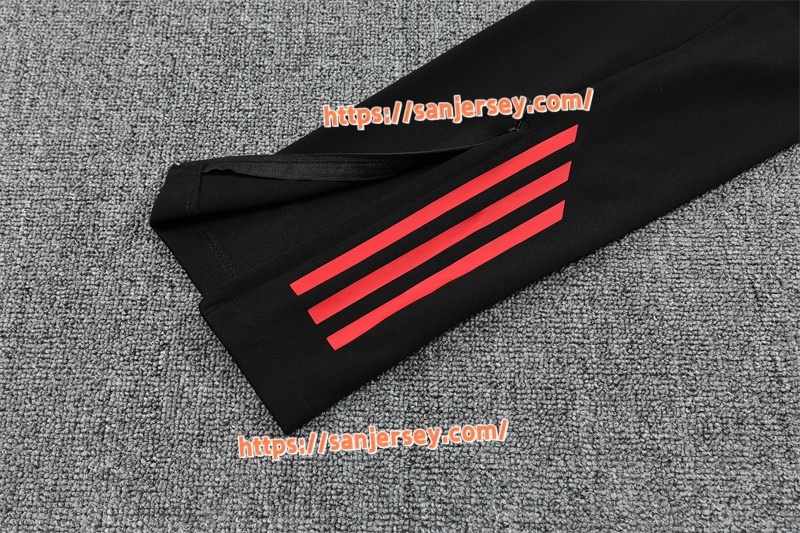 2025/2026 Manchester United Red Black [Camouflage] Training suit set long sleeves