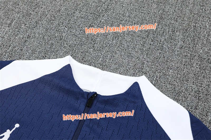 2025/2026 Paris Saint-Germain blue Training suit set long sleeves