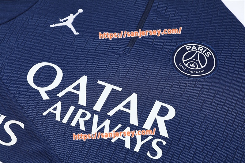 2025/2026 Paris Saint-Germain blue Training suit set long sleeves