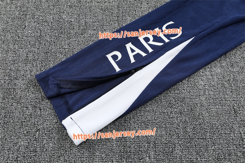2025/2026 Paris Saint-Germain blue Training suit set long sleeves