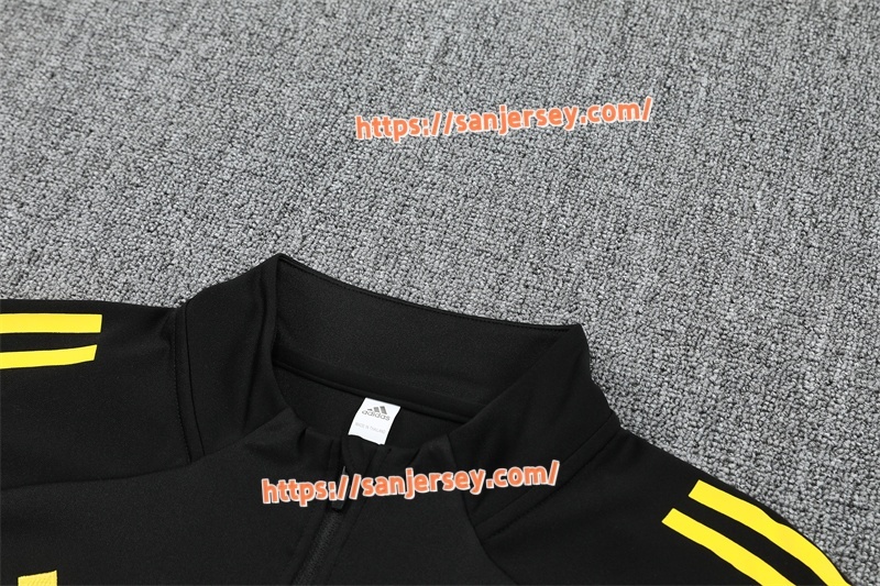 2025/2026 Manchester United Black Training suit set long sleeves