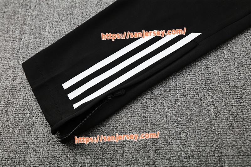 2025/2026 Argentina black Training suit set long sleeves