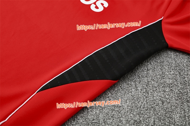 2025/2026 Manchester United Red Training suit set long sleeves